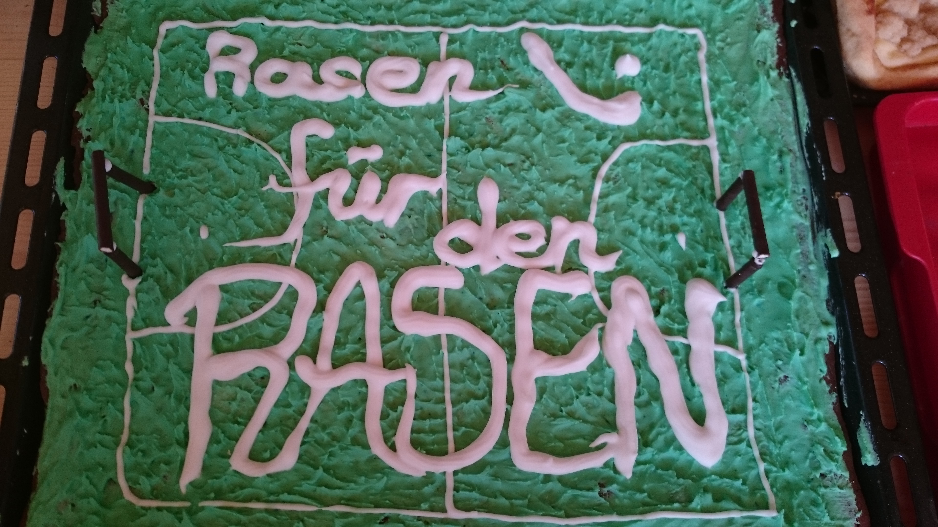 Wir rasen wieder für den neuen Rasen – am 3. Oktober! – Abteilung